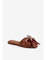 Dámské nazouváky na nízkém podpatku s mašlí Camel Caprissa Dámské nazouváky na nízkém podpatku s mašlí Camel Caprissa