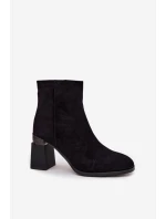 Boty na podpatku  model 222952 Step in style