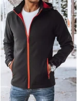 Pánská softshellová bunda černá FashionStreet TX4173