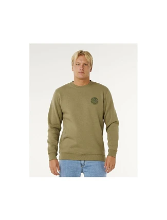 Pánská mikina RIP CURL Wetsuit Icon Hood, zelená