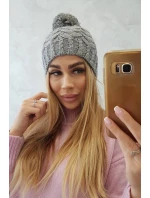 Fleecová čepice Waleria K307 tmavě šedá Fleecová čepice Waleria K307 tmavě šedá