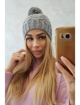 Fleecová čepice Waleria K307 tmavě šedá Fleecová čepice Waleria K307 tmavě šedá