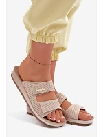 Dámské pantofle INBLU AG000015 Béžové