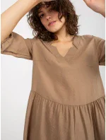 Šaty EM SK 004.06 tmavě lila Šaty EM SK 004.06 tmavě lila