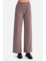 B300 Kalhoty z žebrového úpletu - kakao