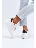 Bílé dámské tenisky s ozdobou Celedria Bílé dámské tenisky s ozdobou Celedria
