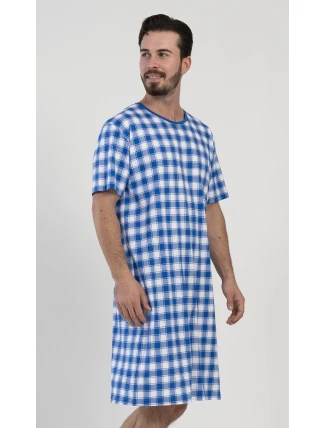Pánská noční košile s krátkým rukávem Karel
