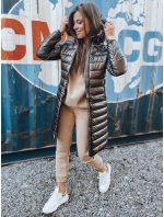 Dámská prošívaná bunda LESSI moka FashionStreet TY3355