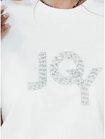 Dámské bavlněné tričko JOY ecru FashionStreet RY2524