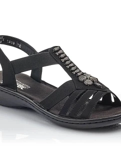 Dámské sandály Romansh černé Rieker 60806-00