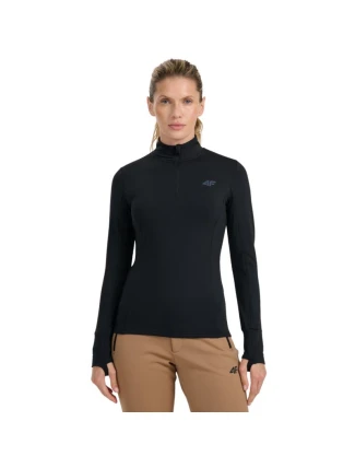 Dámská termální mikina 4F F098 tmavě černá 4FWAW25UBRUF098 20S