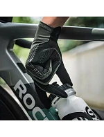 Cyklistické rukavice Rockbros 16110006002 tlumení velikost M - zelená/černá