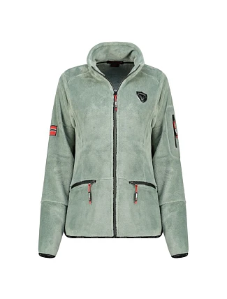 Geographical Norway Dámský fleece Tisaline Almond Green Db Lady 047-1 Almond green (WZ7987F/GN-ALMOND GREEN)