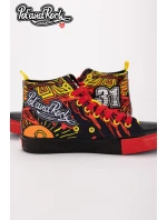 Tenisky Pol'and'Rock Festival X Big Star SS174501 Černo-Červené
