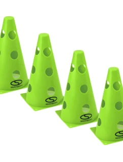 Sada tréninkových patníků 4 ks - 23 cm zelená / PT4-12WH-G