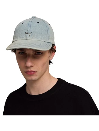 Kšiltovka Puma Wardrobe Ess Matal Dad, modrá, 25968 07