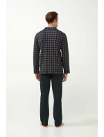 Vamp - Pánské pyžamo na knoflíky 21662 - Vamp
