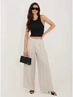 Kalhoty D60103M62449E1 světle béžové