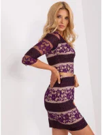 LK SK 507231 šaty.71P tmavě fialová LK SK 507231 šaty.71P tmavě fialová