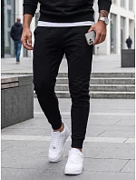 FashionStreet černá pánská tepláková souprava AX0694