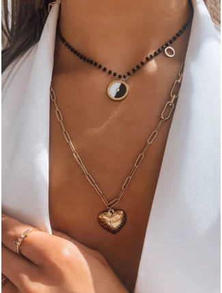 SAHARUN náhrdelník černý FashionStreet IY0064