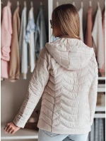 Dámská přechodná prošívaná bunda MODERIS béžová FashionStreet TY4867