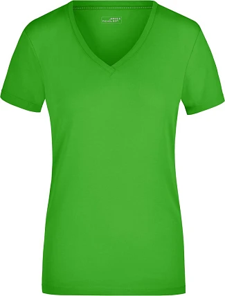 Daiber JN 928 Dámské elastické tričko s výstřihem do V 02.0928 lime green Daiber JN 928 Dámské elastické tričko s výstřihem do V 02.0928 lime green