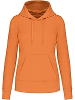 Kariban K 4028 Dámská eco-friendly mikina s kapucí 20.4028 light orange