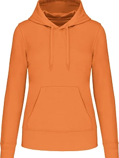Kariban K 4028 Dámská eco-friendly mikina s kapucí 20.4028 light orange