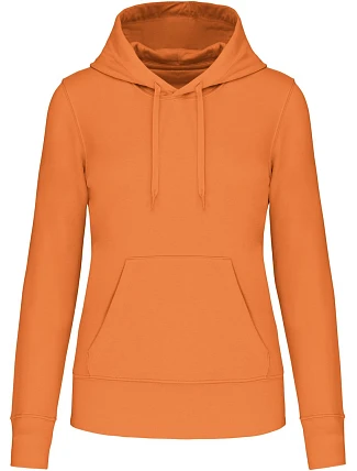 Kariban K 4028 Dámská eco-friendly mikina s kapucí 20.4028 light orange