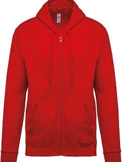 Kariban K 479 Mikina s kapucí 20.K479 red