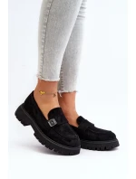 Dámské mokasíny s černým páskem Flanila Dámské mokasíny s černým páskem Flanila