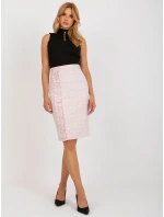 Sukně LK SD 506633.11 světle růžová