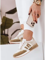 Dámské tenisky LENSI khaki FashionStreet ZY0037