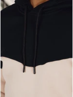 Pánská základní mikina s kapucí černá FashionStreet BX5881