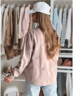 Dámská přechodná bunda v hvězdách STRASHINE růžová FashionStreet TY4844 Dámská přechodná bunda v hvězdách STRASHINE růžová FashionStreet TY4844