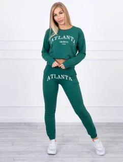 Atlanta tištěná sada zelená