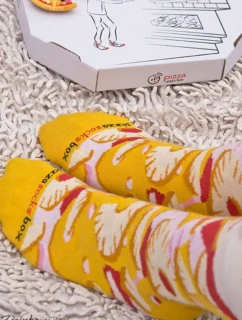 Rainbow Socks Pizza 4 páry Havajský