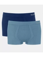 Pánské boxerky GO Smooth Hipster C2P - UNKNOWN - modré V003 - SLOGGI