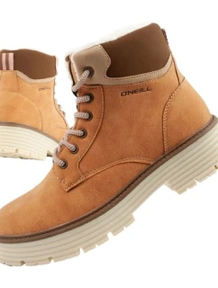 Boty O'neill winter trappers dámské kotníkové boty zateplené módní hnědé dámské