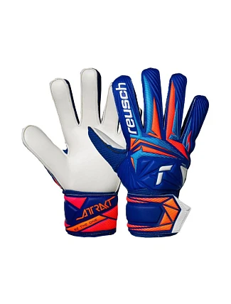 Reusch Attrakt Solid Junior brankářské rukavice modré 5672515 4126