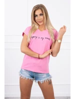 Nakupování je moje kardio halenka světle růžová