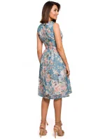 S225 Šifonové šaty s hlubokým výstřihem - model 1 S225 Šifonové šaty s hlubokým výstřihem - model 1