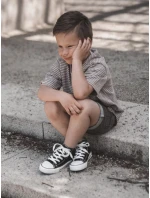 Dětské Vysoké Tenisky Černé Filemon