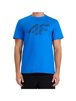 Pánské tričko 4F M3342 modré 4FWMM00TTSHM3342 33S pánské