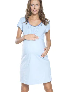 Italská móda Dagna po celé délce barva: modrá