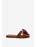 Dámské nazouváky na nízkém podpatku s mašlí Camel Caprissa Dámské nazouváky na nízkém podpatku s mašlí Camel Caprissa