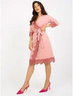 Šaty LK SK 507347.35P tmavě růžové