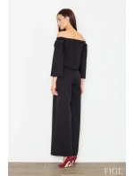 Dámský overal M539 black - FIGL Dámský overal M539 black - FIGL