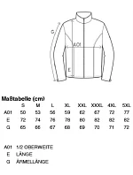 Promodoro 7961 Pánská dvojitá fleecová bunda 40.7961 navy/aqua